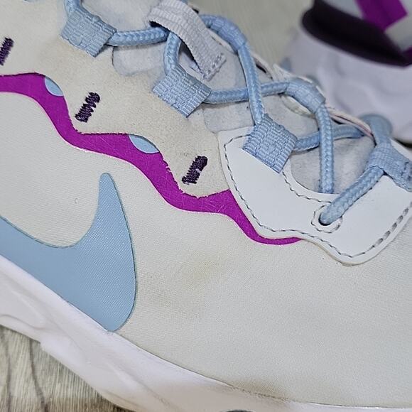 Nike Women's React Element 55 'Psychic Blue' Size 9.5 - Picture 13 of 15